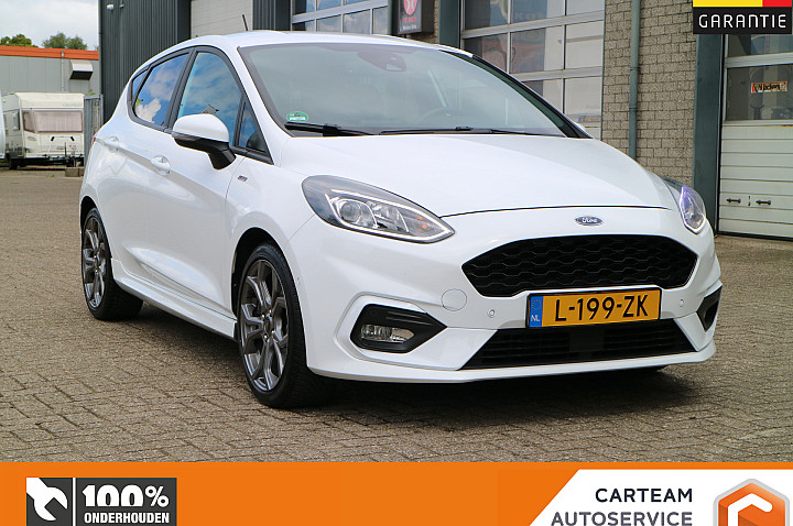 Ford Fiesta 1.0 EcoBoost Hybrid ST-Line | Carplay | LED | Goed Onderhouden! |